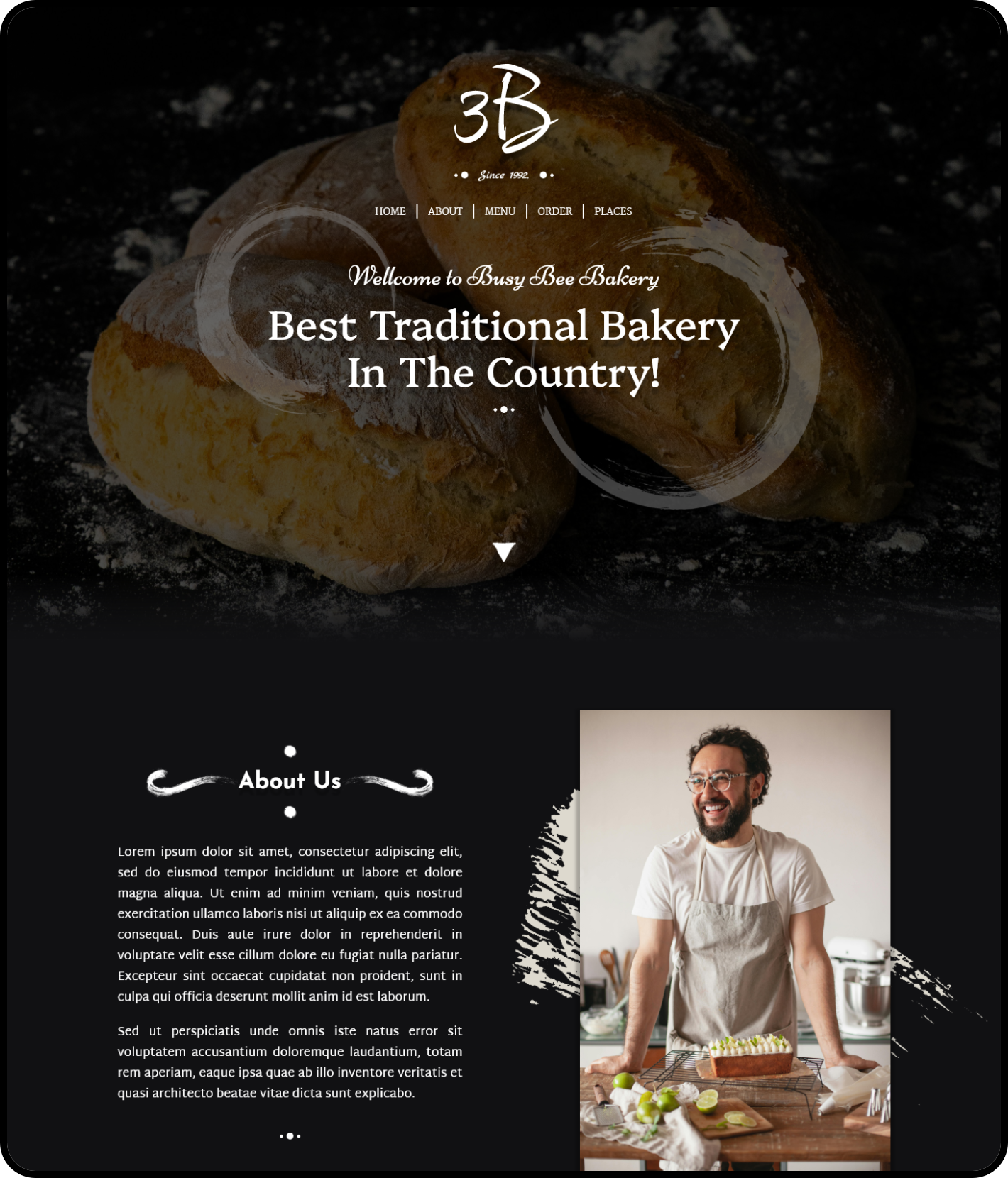 Desktop landing image