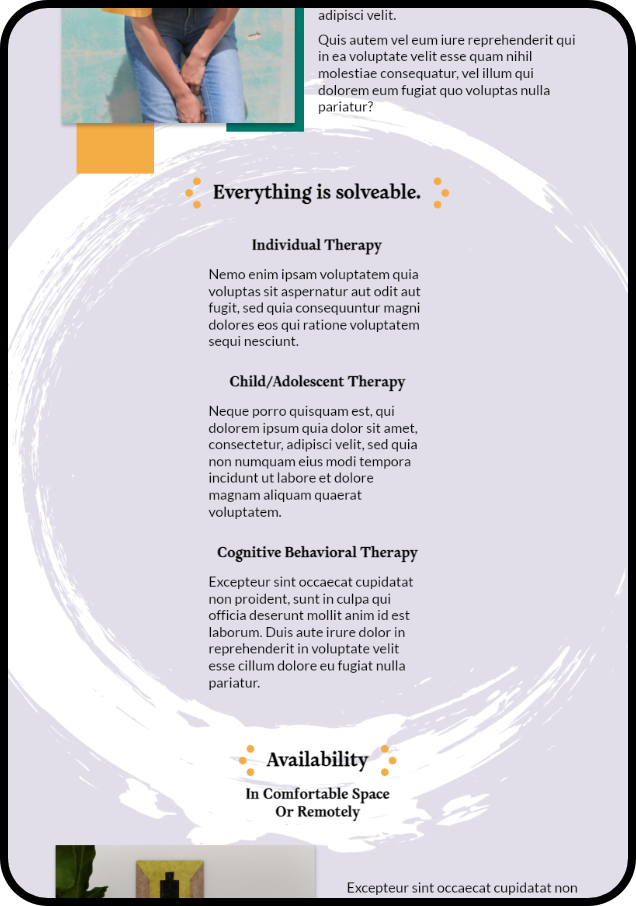 Tablet landing image